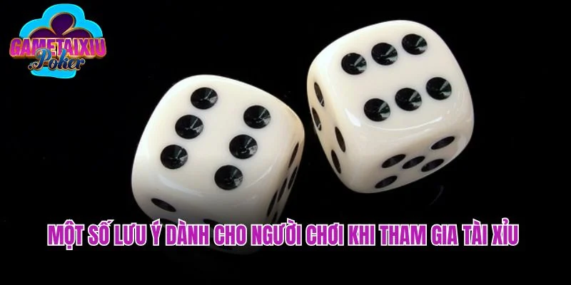 Một số lưu ý dành cho người chơi khi tham gia tài xỉu online