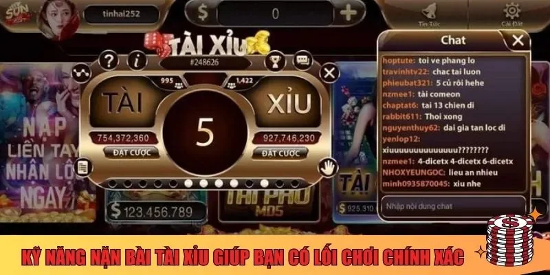 Kỹ năng nặn bài Tài xỉu giúp bạn có lối chơi chính xác 